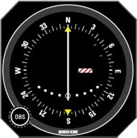 KI 208 VOR/LOC Indicator 