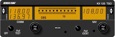  KX 125 NAV/COMM Transceiver