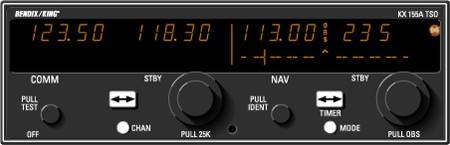 KX 155A NAV/COMM Transceiver