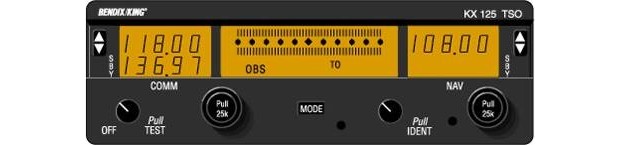  KX 125 NAV/COMM Transceiver
