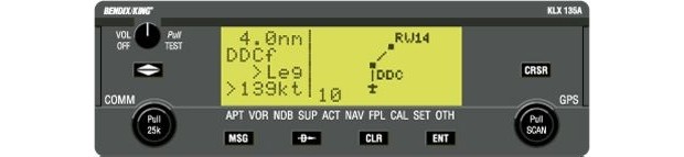 KLX 135A GPS/COMM Transceiver